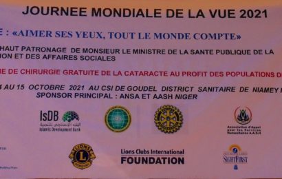 Célébration de la Journée mondiale de la vue au Niger