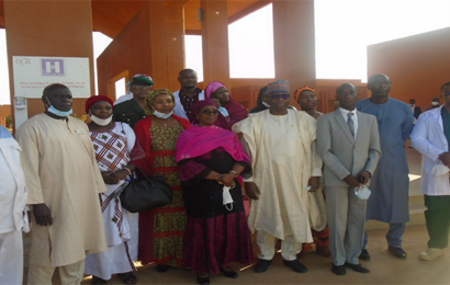 Visite du Président du Conseil Economique Social et Culturel (CESOC) à l’Hôpital Général de Référence.