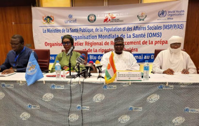 Ouverture de l’atelier régional de renforcement de la préparation et de la riposte au choléra en Afrique par le Ministre de la santé du Niger