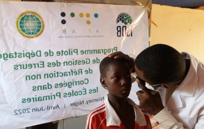 DEPISTAGE ET CORRECTION DES ERREURS DE REFRACTION CHEZ 50.000 ELEVES DU PRIMAIRE DANS L’ARRONDISSEMENT COMMUNAL NIAMEY 1 AU NIGER