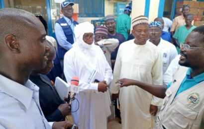 VISITE DES MEMBRES DU CONSEIL NATIONAL POUR LA SAUVEGARDE DE LA PATRIE (CNSP) A L’HOPITAL NATIONAL DE NIAMEY