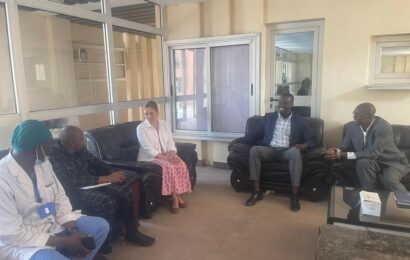Visite de l’Unité Médicale de l’Ambassade des Etats Unis d’Amérique à l’Hôpital Général de Référence Visite de l’Unité Médicale de l’Ambassade des Etats Unis d’Amérique à l’Hôpital Général de Référence